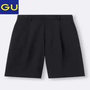 [GU][국내배송ㅣ일본매장판] GU 검정 그레이 버뮤다 쇼츠 NT+E