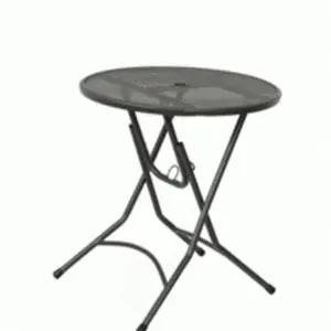 베란다 접이식 테이블 망접이식 바베큐 테라스 야외 원형 테이블 정원 식탁 파라솔 아웃도어 휴대용 피크닉