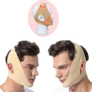 투턱 방지 안면 마사지 밴드 얼굴 리프팅 압박 (WFK84CP)