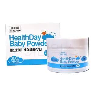 아기 파우더 신생아 땀띠 피부보송 베이비 파우더 헬스데이 유아 무자극 100g 목욕 팩트 건조 진정