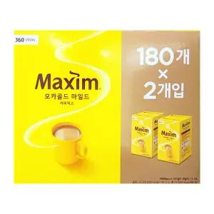 맥심 모카골드 마일드 커피믹스 180T X 2개 /360개