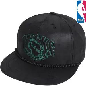NBA 스냅백 밀워키 벅스 빅로고 스트링 장식 HYFLAT CAP 그린로고 캡 모자 Milwaukee Bucks