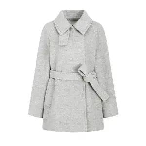 [JJ지고트](신세계 사우스시티)올 백 플리츠 레글런 하프코트 GPBA0CTR51