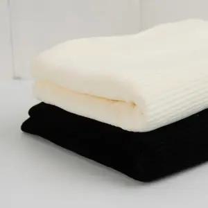 유명한원단 벨로아원단 면 스판 다이마루 아이보리 블랙 2종