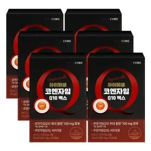 뉴트리코어 하이퍼셀 코엔자임 Q10 맥스 코큐텐 1000mgX30캡슐X6개