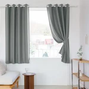 까르데코 모노 그레이 창문 방한 암막커튼 1장, 126x170cm