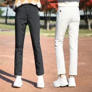 동대문스타일 포켓테이핑 패딩누빔 밴딩 여자 겨울 보온팬츠 방한바지 COW3-12A(패딩)