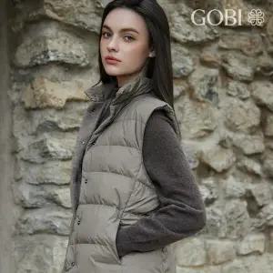 [런칭가 499000원] 고비(GOBI) 캐시미어 리버시블 구스 다운베스트