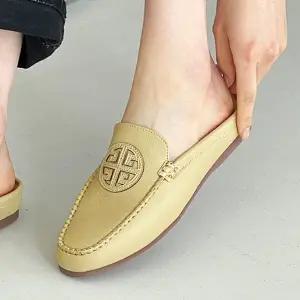 [원더슈즈](천안아산점) 천연소가죽 몰리 소프트창 블로퍼&로퍼 3CM B-2408