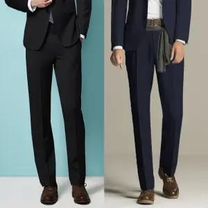 쟌피엘 모노듀 울혼방 모직바지 남성 기모정장바지