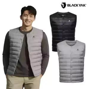 블랙야크 남성 덕다운경량 다운 베스트 L플루토경량다운베스트 3BYVSW4902