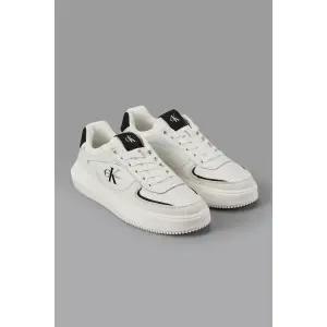 [롯데백화점]캘빈클라인 여성 말모메타 청키 컵솔 레더 스니커즈 YW02001-01W