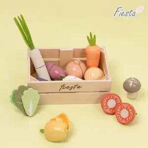 피에스타 원목 소꿉놀이 자르기 채소 박스 12종