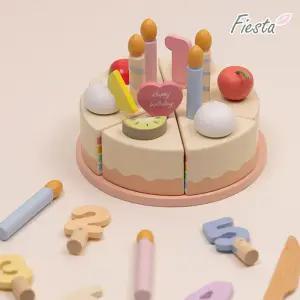 피에스타 원목 소꿉놀이 홀케이크 세트