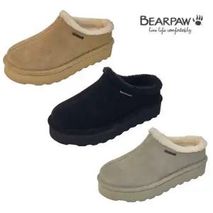 [베어파우](하남점)(BEARPAW) 여성 키높이 양털 뮬 IZZY PLATFORM LO 3종 K3323RD