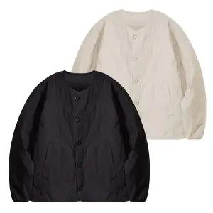 남여공용 리버시블 퀼티드 패딩 라이너 자켓