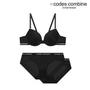 [코데즈컴바인이너웨어](강남점)브라1+팬티2 블랙 브라세트(CFWBR161BK+CFWBP161BK)