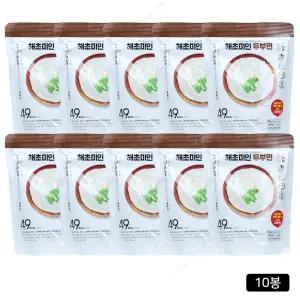 해초미인 두부면 세트 (두부면 10개+비빔소스 10개)