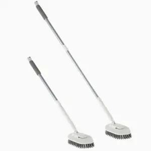 길이조절 욕실 청소 브러쉬 화장실 틈새 바닥 청소솔 욕실청소 자취 화장실브러쉬 타일밀대 청소도구