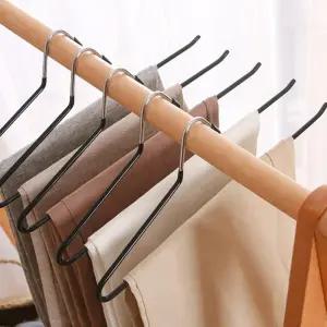 논슬립바지걸이 20개 PVC 오픈형 슬랙스 청바지 치마 옷걸이 옷장 정리 바지걸이
