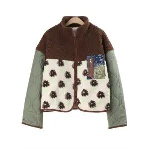 [쉬즈나인]키치 뽀글양털 배색 패딩_P413425626