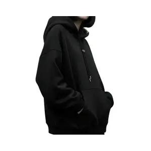 REVEOFFICIAL 은장로고 오버핏 기모 후드티 3color