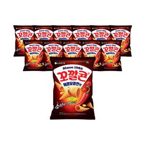 롯데웰푸드 꼬깔콘 매콤달콤 67g, 12개