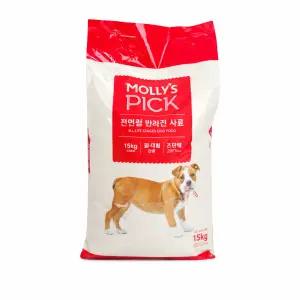 몰리스픽 전연령 반려견 사료 15kg