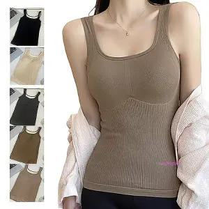 브라나시 기모 쫀쫀한 늘어나지않는 티셔츠 캡내장 나시티 이너def198