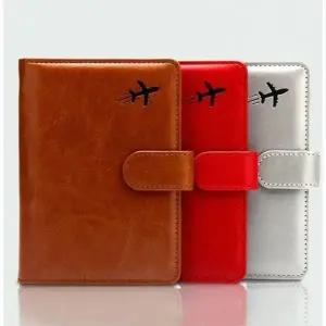 여권 보관 자석 버클 케이스 안티 스키밍 지갑 잠금 (WFJ656X)