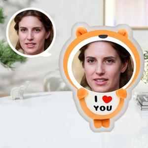 만화 모양 얼굴 사진 맞춤형 베개 가족, 친구, 커플을 위한 독특한 선물 완벽한 및 기념품