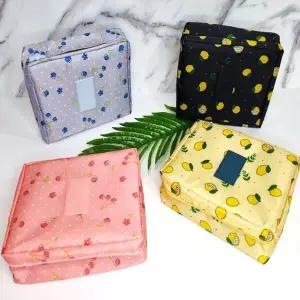 화장품파우치 대형 천 백인백 가방 핑크 (WFJPV93)