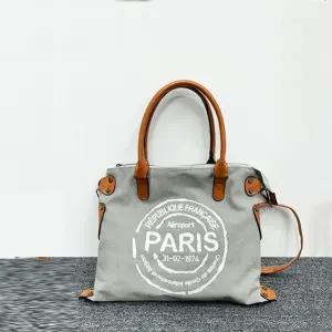 빈티지 토트 캔버스 여성 가방 크로스백 그레이화이트 (WFK43AS)