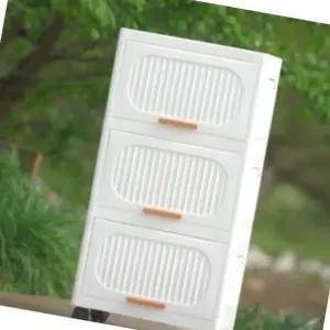 바퀴형 서랍장 3단 사무용 협탁 이동식 수납장 조립형 (WFJ528B)