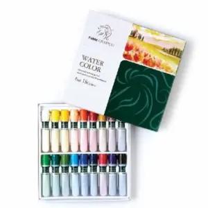 학생용 수채화물감 미술 색상 아트용 수채물감 화방 물감 (WFJ5U5O)