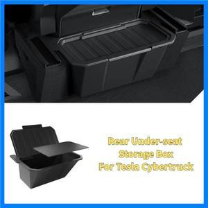 테슬라 사이버트럭 2024-2025년형 뒷좌석 하부 수납함 차량 수납함 방수 정리함 개조 차량 액세서리
