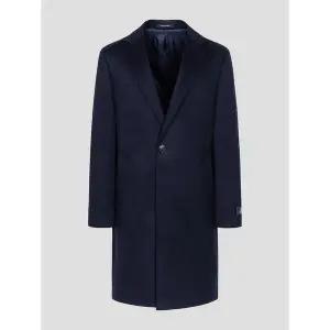 갤럭시(GALAXY) [24FW][Prestige] 캐시미어 솔리드 체스터 코트 네이비 (GA4930P03R)