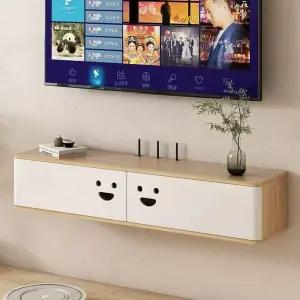 벽걸이 tv 선정리 정리함 셋톱박스숨기기 화이트 와이파이 60cm