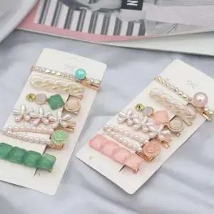 옆 앞 추천 머리 미니 꾸안꾸 집게 예쁜 큐빅 헤어 핀