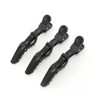 헤어 집게핀 블랙 3p 관절형 가정용 머리정리