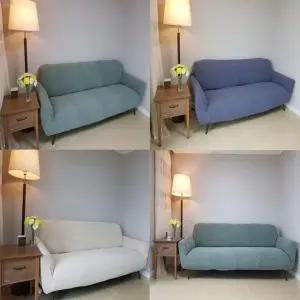 소파 보호 덮개 극세사 카우치 패드 팔걸이 없는 쇼파 커버 가죽 방수 (WFJ67N8)
