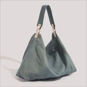 데님 숄더백 크로스 대학생 매듭 빈티지 캐주얼백 (WFK6LAF)