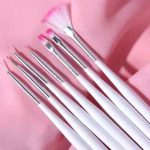 초심자용네일솔 셀프 마블 디테일한표현 다양한구성 페디큐어브러쉬 (WFJ6EN0)