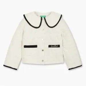 [롯데백화점]베네통 25FW-세일러 하트 퀼팅 패딩 점퍼/QAPD06541