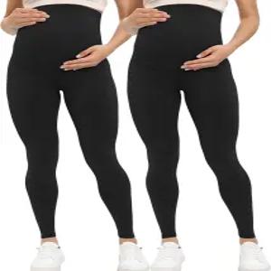 버터진 여성 임산부 레깅스 오버 배 임신 액티브웨어 운동 요가 타이츠 팬츠