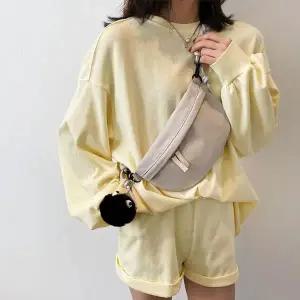 힙색 여성 숏밸트 빈티지 버클 슬링백 WFGOBQT