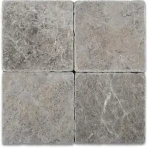 실버라도 그레이 6X6 대리석 낙하 모자이크 타일