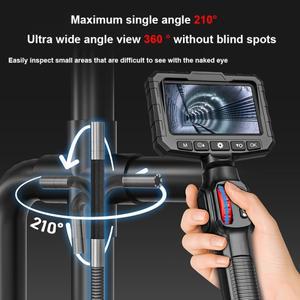 360도 양방향 조향 2MP 1080P HD 6/3.9mm 자동차 파이프 검사 하수구 카메라 내시경 용 산업용