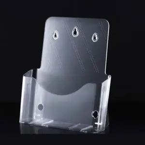 [하프클럽/]A4 아크릴 카달로그 꽂이 1단 투명 잡지꽂이 스탠드 디스플레이