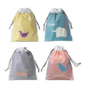 비닐 복주머니 10장 옷보관팩 여행용워시백 방수복주머니파우치